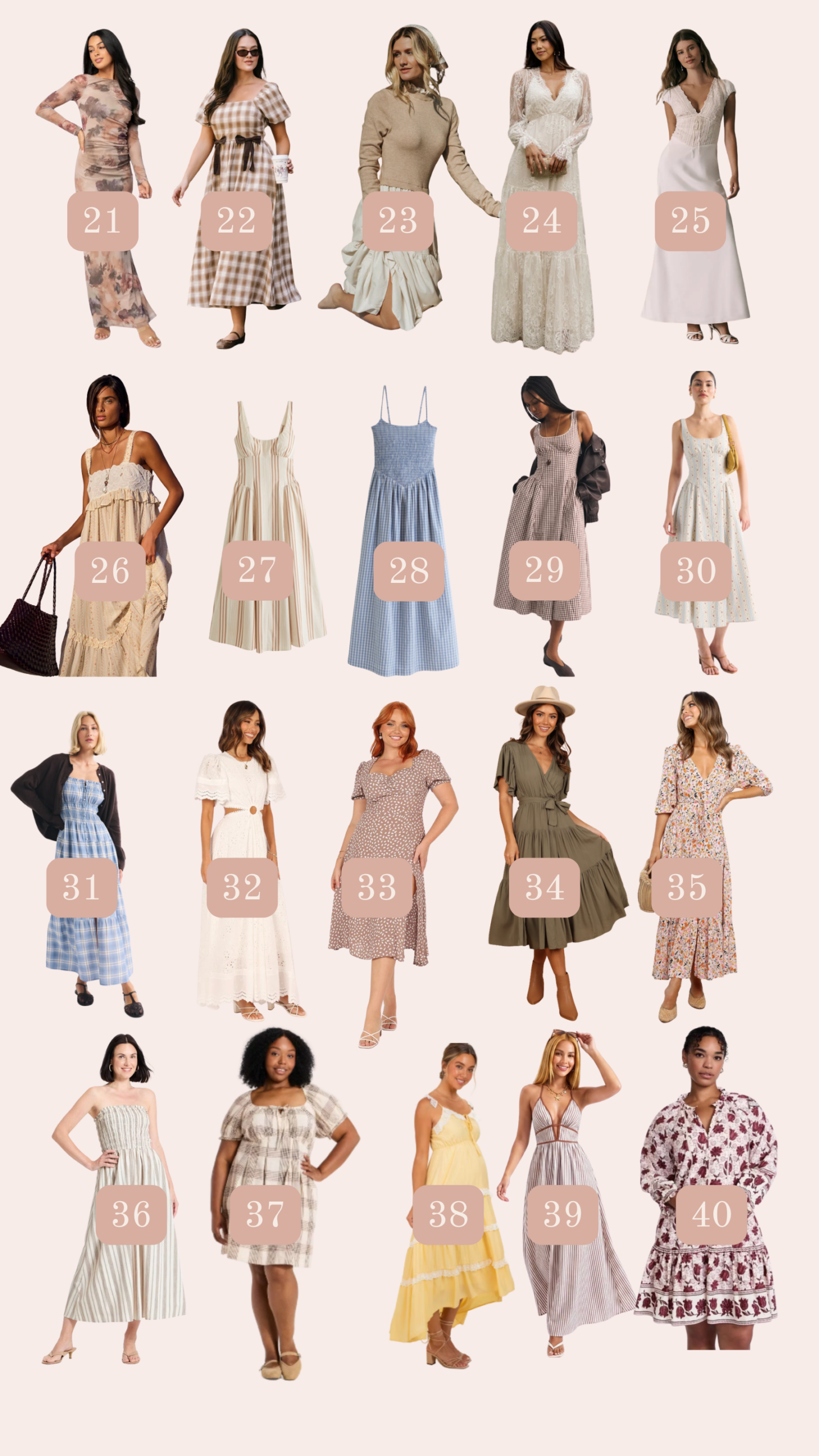 dresses 20-40 of the 50 dresses to wear to your smoky mountain fall photo session