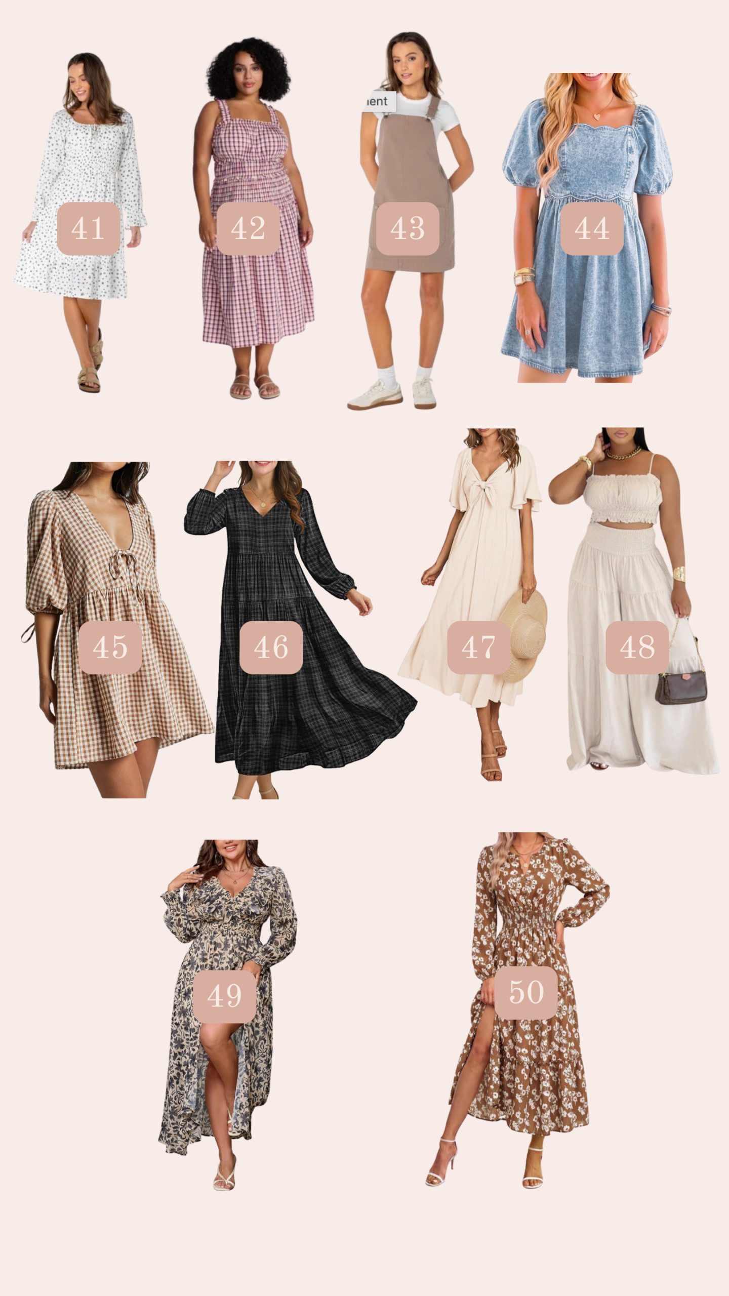 dresses 41-50 of the 50 dresses to wear to your smoky mountain fall photo session